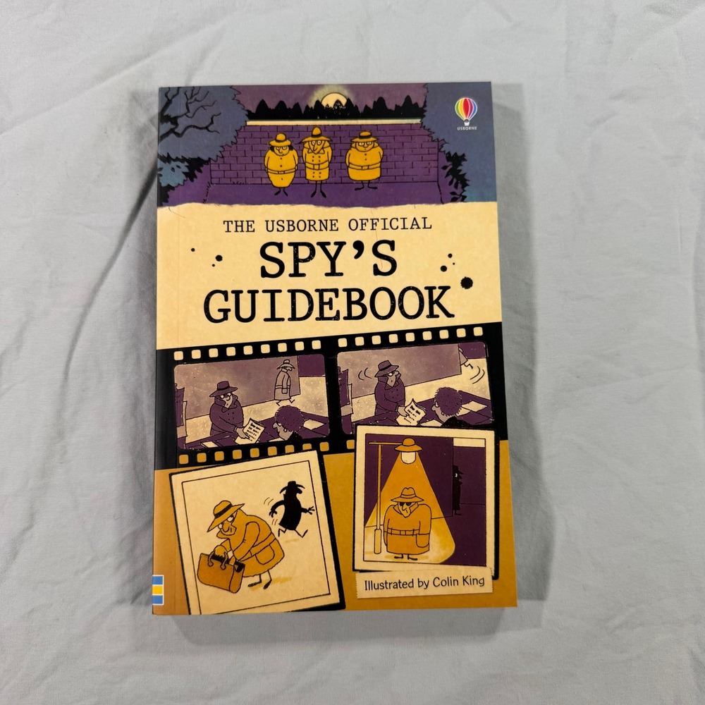 The Usborne Official Spy's Guidebook Illustrated by Colin King Paperback 2019